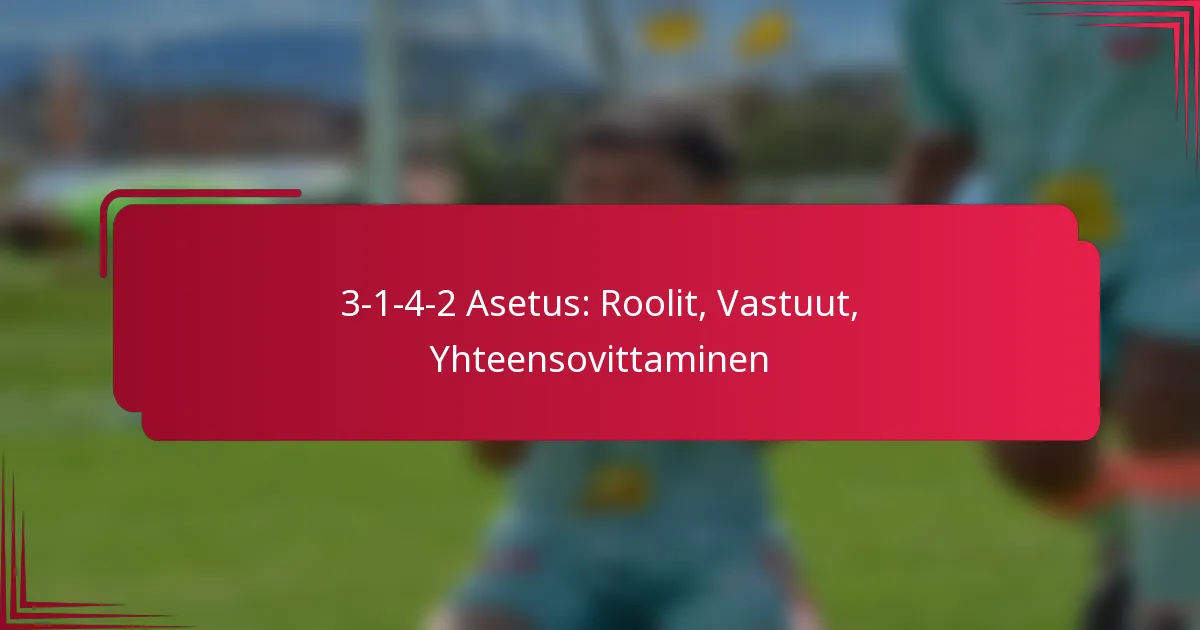 3-1-4-2 Asetus: Roolit, Vastuut, Yhteensovittaminen