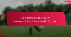 Read more about the article 3-1-4-2 Dynamiikka: Pelaajien vuorovaikutukset, Liikkumismallit, Synergia