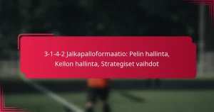Read more about the article 3-1-4-2 Jalkapalloformaatio: Pelin hallinta, Kellon hallinta, Strategiset vaihdot