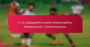 Read more about the article 3-1-4-2 Jalkapalloformaatio: Riskienhallinta, Päätöksenteko, Tilannetietoisuus