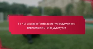 Read more about the article 3-1-4-2 Jalkapalloformaatiot: Hyökkäysvaiheet, Rakentelupeli, Pelaajayhteydet