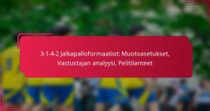 Read more about the article 3-1-4-2 Jalkapalloformaatiot: Muotoasetukset, Vastustajan analyysi, Pelitilanteet