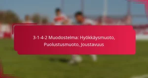 Read more about the article 3-1-4-2 Muodostelma: Hyökkäysmuoto, Puolustusmuoto, Joustavuus