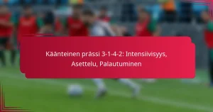 Read more about the article Käänteinen prässi 3-1-4-2: Intensiivisyys, Asettelu, Palautuminen