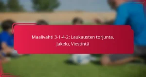 Read more about the article Maalivahti 3-1-4-2: Laukausten torjunta, Jakelu, Viestintä