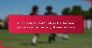 Read more about the article Nuorisokehitys 3-1-4-2: Taitojen kehittäminen, pelipaikan ymmärtäminen, taktinen tietoisuus