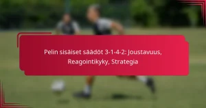 Read more about the article Pelin sisäiset säädöt 3-1-4-2: Joustavuus, Reagointikyky, Strategia
