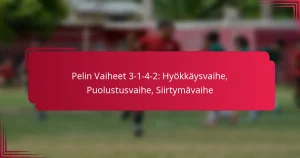 Read more about the article Pelin Vaiheet 3-1-4-2: Hyökkäysvaihe, Puolustusvaihe, Siirtymävaihe