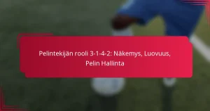 Read more about the article Pelintekijän rooli 3-1-4-2: Näkemys, Luovuus, Pelin Hallinta