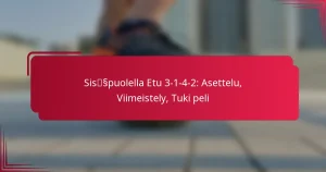 Read more about the article Sisäpuolella Etu 3-1-4-2: Asettelu, Viimeistely, Tuki peli