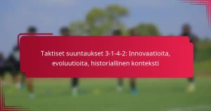 Read more about the article Taktiset suuntaukset 3-1-4-2: Innovaatioita, evoluutioita, historiallinen konteksti