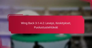 Read more about the article Wing Back 3-1-4-2: Leveys, Keskitykset, Puolustustehtävät
