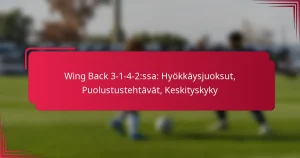 Read more about the article Wing Back 3-1-4-2:ssa: Hyökkäysjuoksut, Puolustustehtävät, Keskityskyky